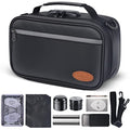 8-Piece Travel Storage Case with Combination Lock and Accessories