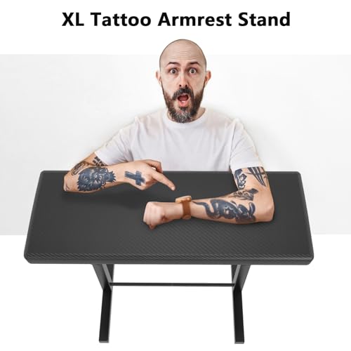 Tattoo Armrest Stand with Adjustable Height and Tilt - Supports Arms, Legs, Hands