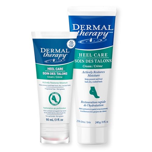 Heel Care Cream Bundle 5.5 Fl Oz Pack of 2 - Moisturizing & Exfoliating Foot Treatment