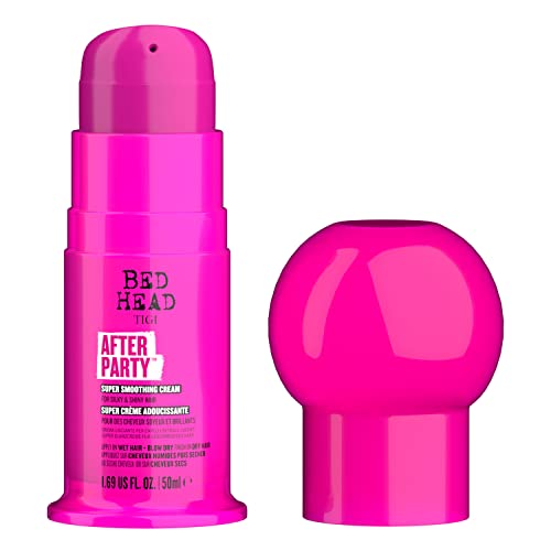 Summer Fruit TIGI Bed Head After Party Smoothing Cream - Anti-Frizz Hair Serum, Travel Size 1.69 fl oz (Pack of 2)