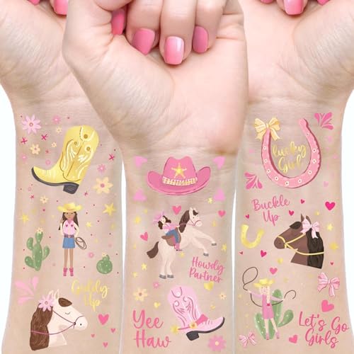 96 PCS Cute Candyland Candy Land Pre-Cut Luminous Glow in the dark Temporary Tattoos for Kids Theme Birthday Party Decorations Supplies Favors Decor Stickers Tattoo Gifts for Games Boys Girls
