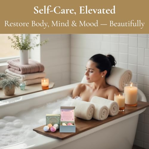 Holiday Scent Bath Bomb Gift Set - Relaxing Aromatherapy & Muscle Soak - 4-Piece
