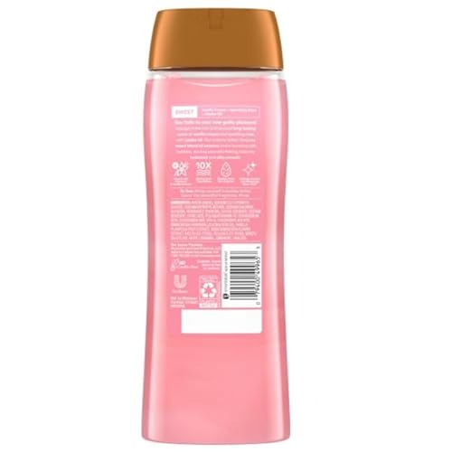 Suave Moisturizing Body Wash Women, Sweet Vanilla with Vitamin E and Aloe Extracts, No Parabens, No Phthalates, 18 Oz (Pack of 6)