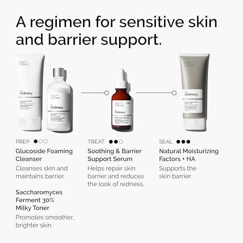 The Ordinary Skin Barrier Support Serum 2 Pack - Hydrating & Redness-Reducing, 1 Fl Oz Each