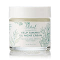 Hydrating Night Face Moisturizer with Sea Kelp & Tamanu Oil - Anti-Aging Skin Care for Women & Men - 1 Oz