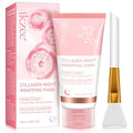 Collagen Night Wrapping Mask, Collagen Overnight Peel Off Facial Mask, Hydrolyzed Collagen Face Mask