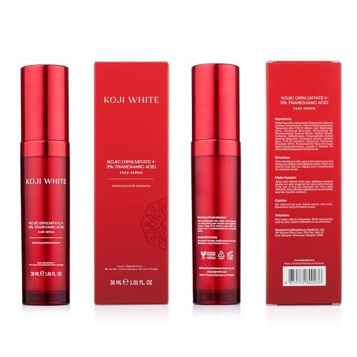 Hydrating Face Serum for Uneven Skin - Kojic, Tranexamic & Niacinamide - Vegan & Fragrance-Free - 1 Fl Oz