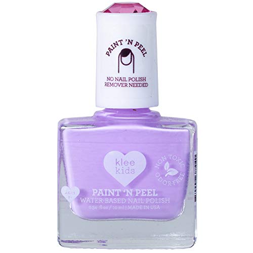 Klee Naturals Water-Based Peelable Nail Polish Gift Set - Starry Sky Kiss, Odor-Free, Non-Toxic, Made in USA