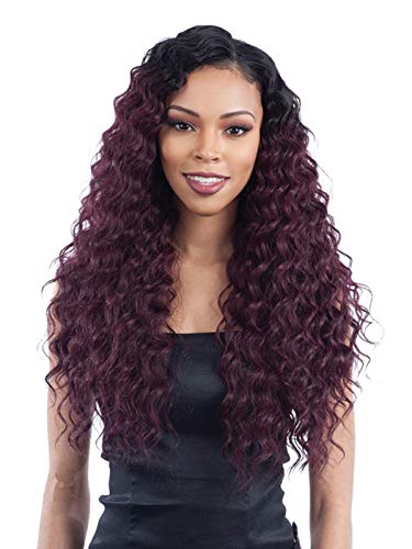 Organique Mastermix Deep Loose Weave Hair Extensions 3PCS 18/20/22 Inch Jet Black
