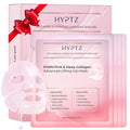 Salmon DNA PDRN Collagen Face Mask ? Korean Face Mask for Glass Skin ? Collagen Face Masks Skincare Overnight Hydrogel ? Firming, Hydrating Face Masks, Pink Collagen Mask 4-Pack
