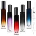 Segbeauty Pack of 5 Perfume Atomizer Bottle Refillable, 15ml Glass Atomizer Spray Bottles, 0.5oz Small Perfume Sprayer, Travel Size Empty Cosmetic Contanier Fine Mist Dispenser for Cologne