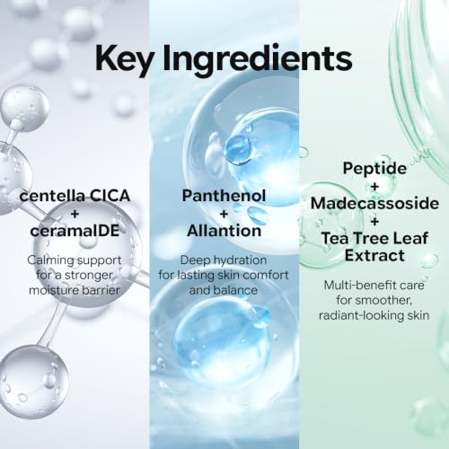 Cica & Ceramide Moisturizing Balm for Sensitive Skin - 3.53 oz Korean Face Cream