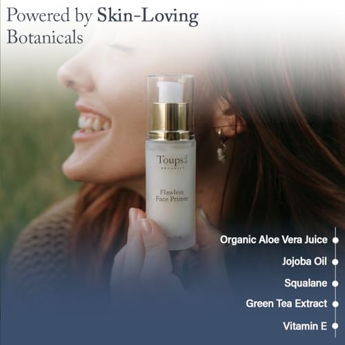 Toups & Co Flawless Face Primer | Velvety Smooth, Silk-Like Finish | Pore-Minimizing, Hydrating & Antioxidant-Rich | Non-Comedogenic, Humidity-Proof Base for Any Foundation