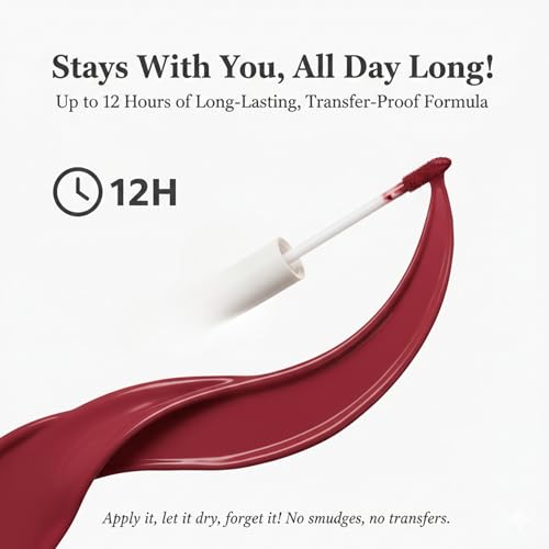 FARMASi Wild Rose Matte Liquid Lipstick - High-Impact, Lightweight, Long-Lasting