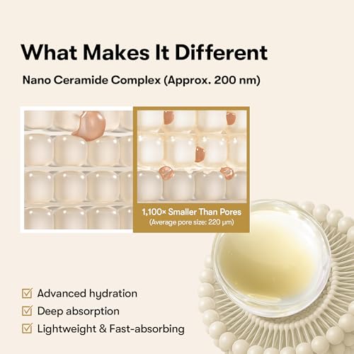 Rice Ceramide Capsule Cream - Hydrating Skin Barrier Support, 1.69 fl oz
