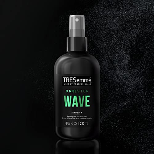 TRESemm? One Step 5-in-1 Leave-In Hair Styling Mist for Wavy Hair Wave Defining Mist Hair Care Product to Enhance Natural Waves 8 oz