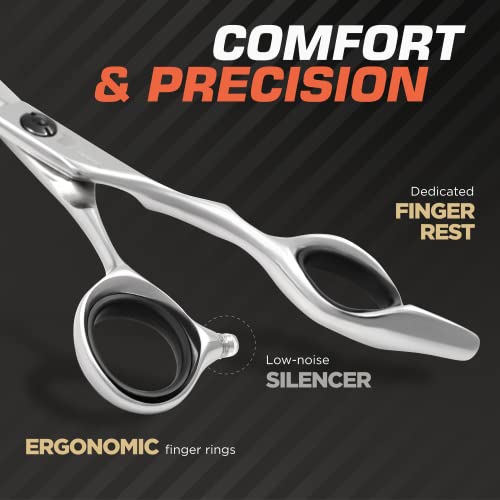 Fagaci Hair Cutting Scissors 6-Inch Professional Hair Shears with Sharp Blades