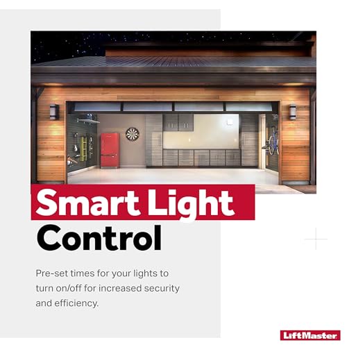 Smart LED Garage Light with MyQ Control - Bright 1000 Lumens, Easy Install