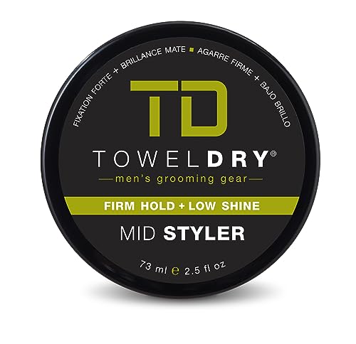 Men's Hair Styling Fiber Cream - Firm Hold, Matte Finish, 2.5 Fl Oz - Easy Washout, Made in USA - Variation of THIS listing