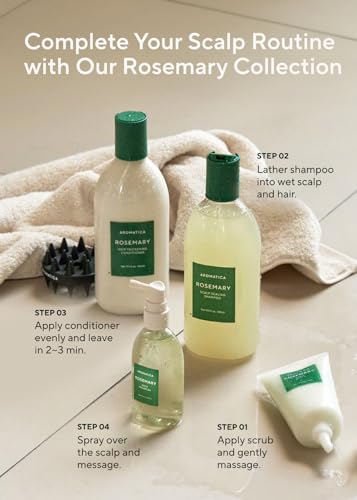AROMATICA Root Enhancer Rosemary Water Spray for Hair Growth - 2 Pack