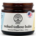 Unscented Grass-Fed Beef Tallow Balm for Skin 2oz - Whipped Moisturizer & Eczema Relief