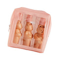 Bear Spray, Set of Cute Bear Look Delicate Bottles with Storage Bag Bathroom Sets Accessories Spray Bottle Bag Silicone Squeeze, Travel Bottles For Toiletries