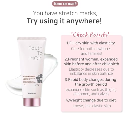 Pregnancy Stretch Mark Cream - Organic Belly Balm for Maternity Skin Care - 7.05 oz