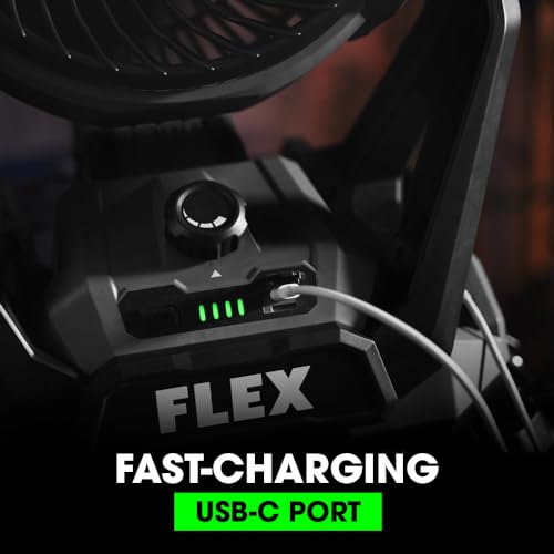 FLEX 24V Cordless Jobsite Fan 1100 CFM Portable Cooling Tool