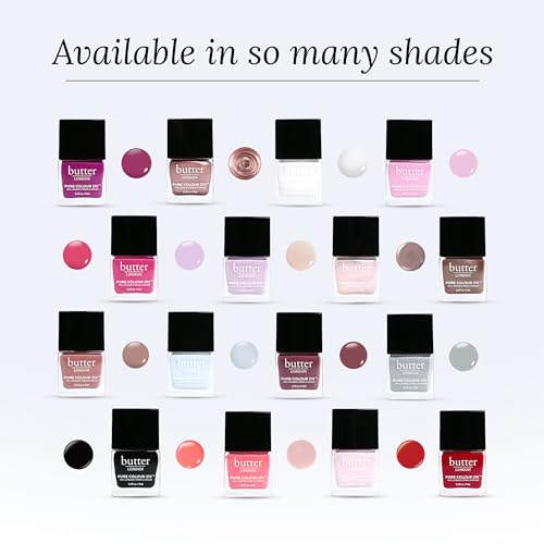 butter LONDON PC21X Nail Lacquer Polish - Fast-Drying, Long Lasting Color with Gel-Like Finish & Chip-Resistant Nail Lacquer Helps Protects & Strengthens Nails - Vegan & Cruelty-Free