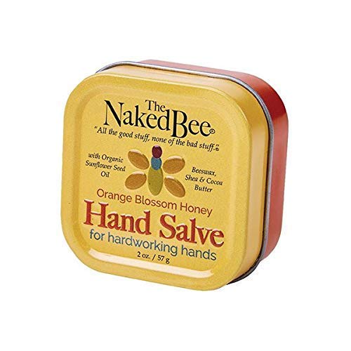 The Naked Bee Hand & Cuticle Healing Salve (1.5oz/Sunflower, Beeswax & Shea Butter) + Moisturizing Hand & Body Lotion 6.7oz Coconut & Honey
