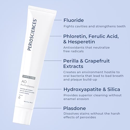 White Care Post Whitening Toothpaste with Nano Hydroxyapatite - Pack of 2, 3 fl oz