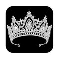 Queen Crown Tiara for Women - Quinceañera Princess Tiara in Silver