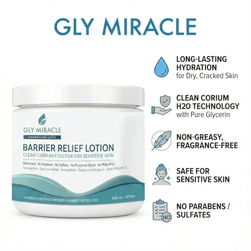 Glycerin Barrier Relief Lotion for Sensitive Skin 16oz Fragrance-Free
