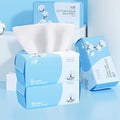 100 Count Cotton Facial Wipes Pack of 4 - Deep Cleansing & Multi-Purpose Disposable Face Towels