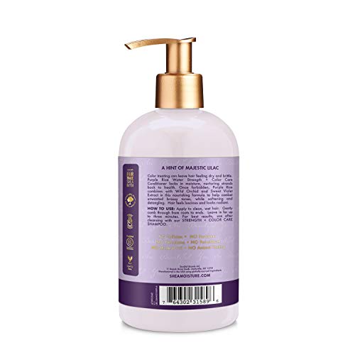 SheaMoisture Strength + Color Care Conditioner Purple Rice Water 13 oz