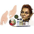 Graftobian Orc & Goblin Makeup Kit with Latex Ears & Professional Face Paint