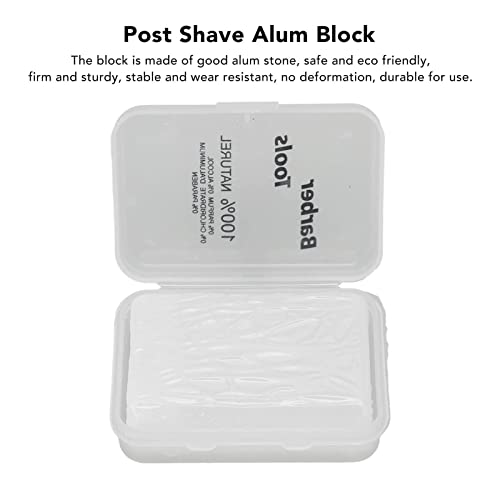 Alum Block After Shave, After Shave Alum Block Alum Block Portable Men's Skin Soothing Stone for Cuts Nicks