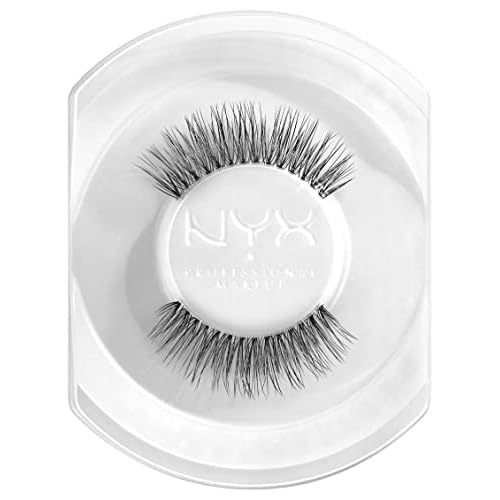 NYX PROFESSIONAL MAKEUP Jumbo Lash! Vegan False Eyelashes, Up to 12HR Wear, Reusable Fake Lashes - Wispy Flutter (Pack of 2)