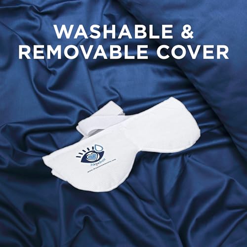 Heated Eye Mask for Relaxation & Cold Therapy - Adjustable & Reusable