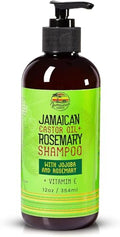 JAMAICAN Ambre Rosemary Shampoo for Hair Strengthening - 12 oz / 340ml - Moisturizing & Nourishing Hair Care - Variation: Shampoo