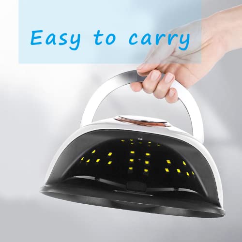 W&H 168W UV LED Nail Dryer for Gel & Regular Polish - Fast Curing Lamp