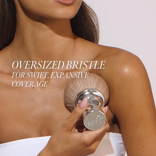 Loving Tan Flawless Body Brush for Self Tanner - Streak-Free Application, Large, Vegan Bristles, Hygienic Stand