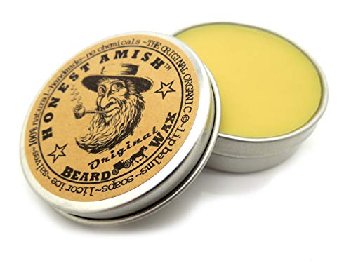 Honest Amish Original Beard Wax 2oz Pack of 2 - Natural & Organic Beard Styling