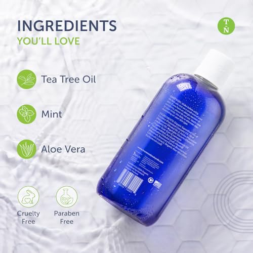 Truremedy Naturals Body Wash 2-pack (12 oz Each) Natural Antifungal Shower Gels - Tea Tree & Peppermint and Lavender