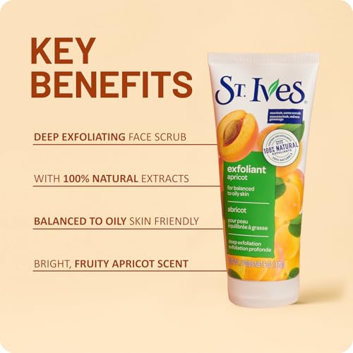 Facial Exfoliant Set - Apricot & Walnut Shells for Deep Skin Cleansing, 6 Oz – 5 Pack