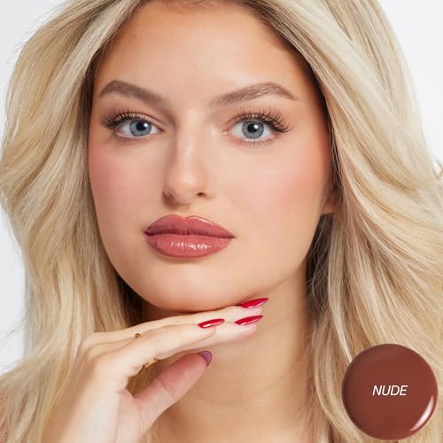 Nude Lip Gloss - Ultra-Hydrating Pigment & Glossy Finish for Women
