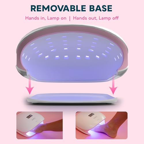 SUNUV Sun4s Pink UV & LED Gel Nail Lamp with LCD Display, 36 LEDs