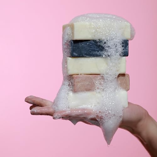 Dr. Natural Black Bar Soap, 2 pcs - Ultra-Moisturizing Natural Soap with Shea Butter - Safe for Family and Pets - Helps Reduce Acne and Blemishes - Organic Bar Soap for Hands, Body Wash, Laundry