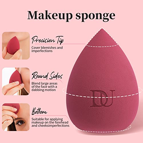 DUcare Makeup Brushes +Makeup Blender Sponge