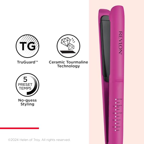 REVLON Ceramic Tourmaline 1" Flat Iron